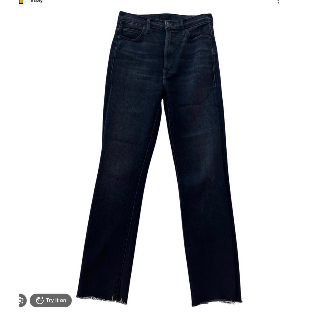 Mother Denim jeans, "High Waisted Rascal Ankle Snippet" style in Thunder road - Picture 2 of 5